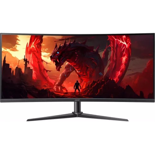 Монитор Acer 34" Nitro XZ340CURW0bmiiphx черный VA LED 1ms 21:9 HDMI M/M матовая HAS 250cd 3440x1440 240Hz FreeSync Premium DP Quad HD 2K (1440p)
