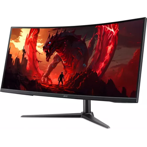 Монитор Acer 34" Nitro XZ340CURW0bmiiphx черный VA LED 1ms 21:9 HDMI M/M матовая HAS 250cd 3440x1440 240Hz FreeSync Premium DP Quad HD 2K (1440p)