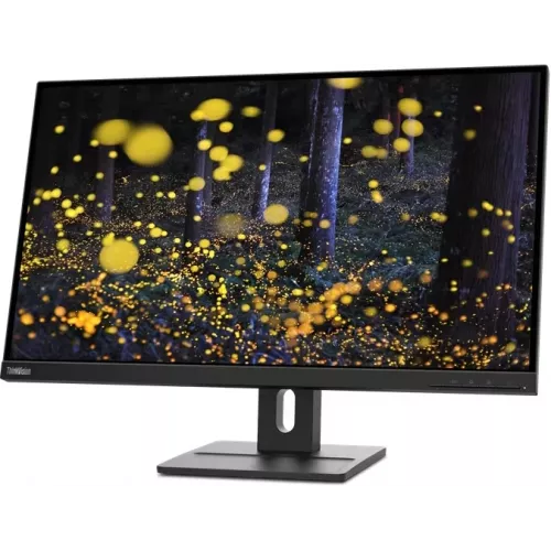 Монитор Lenovo 27" ThinkVision E27q-20 черный IPS LED 4ms 16:9 HDMI M/M матовая HAS Piv 1000:1 350cd 178гр/178гр 2560x1440 75Hz DP 2K 6.6кг