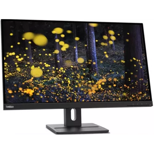 Монитор Lenovo 27" ThinkVision E27q-20 черный IPS LED 4ms 16:9 HDMI M/M матовая HAS Piv 1000:1 350cd 178гр/178гр 2560x1440 75Hz DP 2K 6.6кг