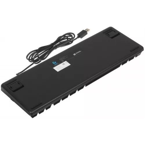 Клавиатура Logitech G412 TKL механическая черный USB for gamer LED (920-010449) кабель 1.8м