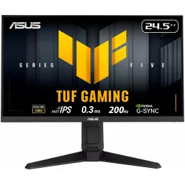 Монитор Asus 24.5" TUF Gaming VG259QL5A черный IPS LED 16:9 HDMI M/M матовая HAS Piv 300cd 178гр/178гр 1920x1080 200Hz FreeSync Premium DP FHD 4.9кг