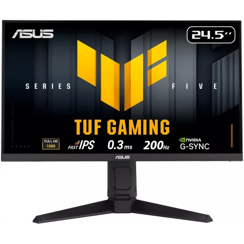 Монитор Asus 24.5" TUF Gaming VG259QL5A черный IPS LED 16:9 HDMI M/M матовая HAS Piv 300cd 178гр/178гр 1920x1080 200Hz FreeSync Premium DP FHD 4.9кг