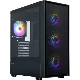 Корпус Zalman S6 черный без БП ATX 7x120mm 2x140mm 1xUSB2.0 1xUSB3.0 audio bott PSU