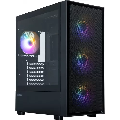 Корпус Zalman S6 черный без БП ATX 7x120mm 2x140mm 1xUSB2.0 1xUSB3.0 audio bott PSU