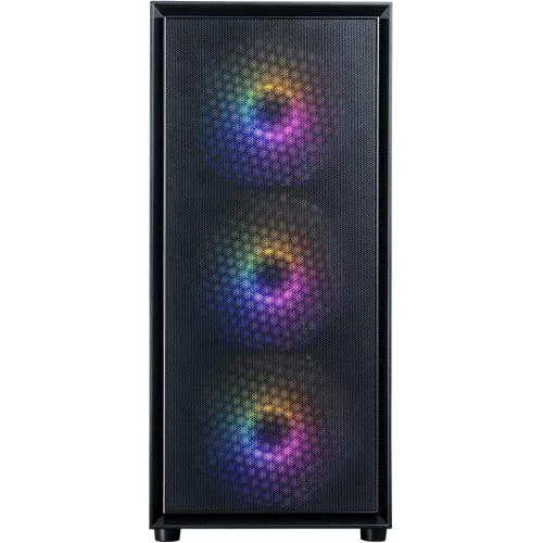 Корпус Zalman S6 черный без БП ATX 7x120mm 2x140mm 1xUSB2.0 1xUSB3.0 audio bott PSU