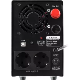 Источник бесперебойного питания Powercom Infinity INF-1500 1050Вт 1500ВА черный без батареи