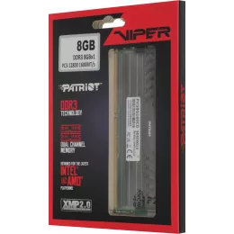 Память DDR3 8GB 1600MHz Patriot PV38G160C0 Viper 3 RTL Gaming PC3-12800 CL10 DIMM 240-pin 1.5В с радиатором Ret