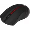Мышь Оклик 615MW черный/красный оптическая 1200dpi беспров. USB для ноутбука 3but (412861)