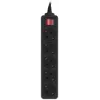 Сетевой фильтр PC Pet AP01006-1.8-B 1.8м (5 розеток) черный (пакет ПЭ)