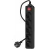 Сетевой фильтр PC Pet AP01006-1.8-B 1.8м (5 розеток) черный (пакет ПЭ)