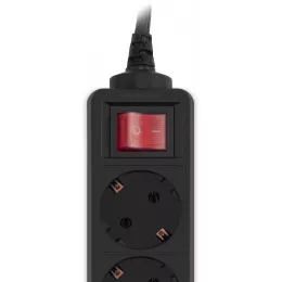 Сетевой фильтр PC Pet AP01006-1.8-B 1.8м (5 розеток) черный (пакет ПЭ)