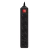 Сетевой фильтр PC Pet AP01006-3-B 3м (5 розеток) черный (пакет ПЭ)