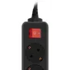 Сетевой фильтр PC Pet AP01006-3-B 3м (5 розеток) черный (пакет ПЭ)