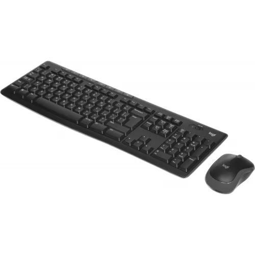 Клавиатура + мышь Logitech MK270 клав:черный мышь:черный USB беспроводная Multimedia (920-004518)