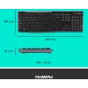 Клавиатура + мышь Logitech MK270 клав:черный мышь:черный USB беспроводная Multimedia (920-004518)