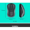 Клавиатура + мышь Logitech MK270 клав:черный мышь:черный USB беспроводная Multimedia (920-004518)