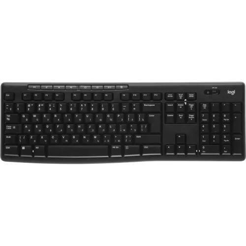 Клавиатура + мышь Logitech MK270 клав:черный мышь:черный USB беспроводная Multimedia (920-004518)
