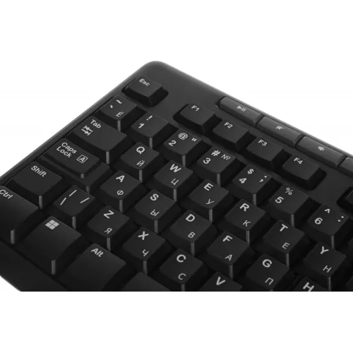 Клавиатура + мышь Logitech MK270 клав:черный мышь:черный USB беспроводная Multimedia (920-004518)