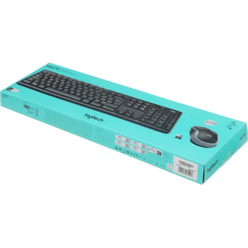 Клавиатура + мышь Logitech MK270 клав:черный мышь:черный USB беспроводная Multimedia (920-004518)