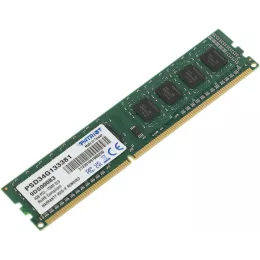 Память DDR3 4Gb 1333MHz Patriot PSD34G133381 RTL PC3-10600 CL9 DIMM 240-pin 1.5В single rank Ret