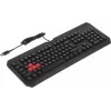 Клавиатура A4Tech Q100 черный USB for gamer LED (Q100 USB) кабель 1.8м
