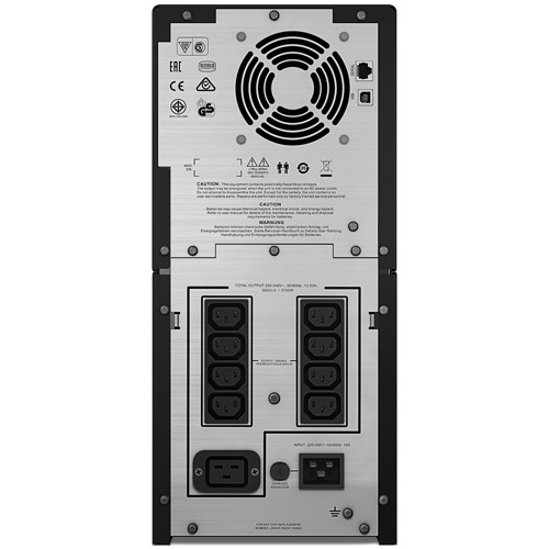 Источник бесперебойного питания APC Smart-UPS C SMC3000I 2100Вт 3000ВА черный
