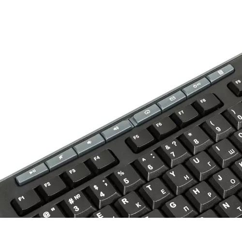 Клавиатура + мышь Logitech MK270 клав:черный мышь:черный USB беспроводная Multimedia (920-004518)
