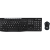 Клавиатура + мышь Logitech MK270 клав:черный мышь:черный USB беспроводная Multimedia (920-004518)