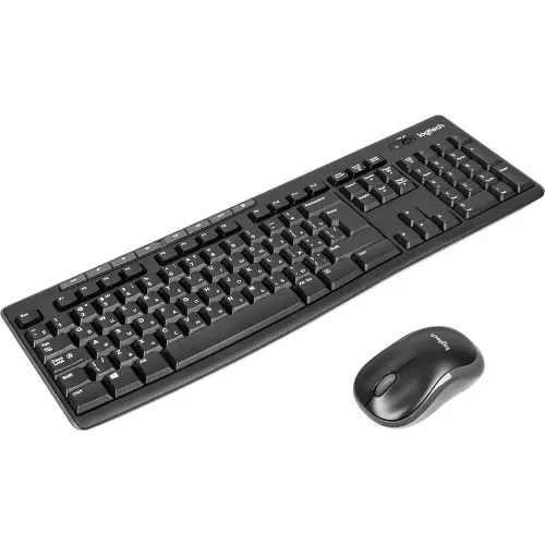 Клавиатура + мышь Logitech MK270 клав:черный мышь:черный USB беспроводная Multimedia (920-004518)