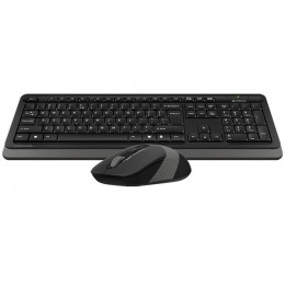 Клавиатура + мышь A4Tech Fstyler FG1010 клав:черный/серый мышь:черный/серый USB беспроводная Multimedia (FG1010 GREY)
