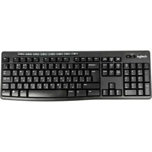 Клавиатура + мышь Logitech MK270 клав:черный мышь:черный USB беспроводная Multimedia (920-004518)