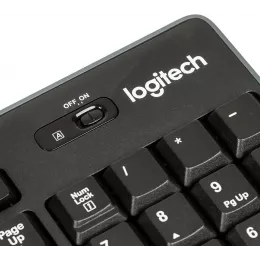 Клавиатура + мышь Logitech MK270 клав:черный мышь:черный USB беспроводная Multimedia (920-004518)