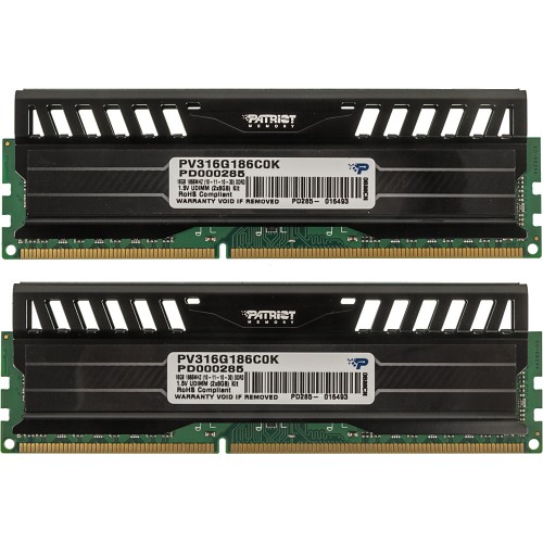 Память DDR3 2x8GB 1866MHz Patriot PV316G186C0K Viper 3 RTL Gaming PC3-14900 CL10 DIMM 240-pin 1.5В dual rank с радиатором Ret