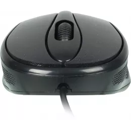 Мышь Оклик 385M черный оптическая 1600dpi USB для ноутбука 3but (1066858)