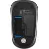 Мышь Оклик 525MW черный/голубой оптическая 1000dpi беспров. USB для ноутбука 3but (1090724)