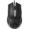 Мышь Оклик 395M SHADOW черный оптическая 1500dpi USB для ноутбука 3but (1102286)