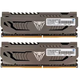 Память DDR4 2x8Gb 3200MHz Patriot PVS416G320C6K Viper Steel RTL Gaming PC4-25600 CL16 DIMM 288-pin 1.35В single rank с радиатором Ret