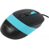 Мышь A4Tech Fstyler FM10 черный/синий оптическая 1600dpi USB 4but (FM10 BLUE)