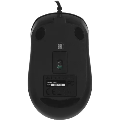 Мышь A4Tech Fstyler FM10 черный/синий оптическая 1600dpi USB 4but (FM10 BLUE)