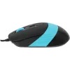 Мышь A4Tech Fstyler FM10 черный/синий оптическая 1600dpi USB 4but (FM10 BLUE)