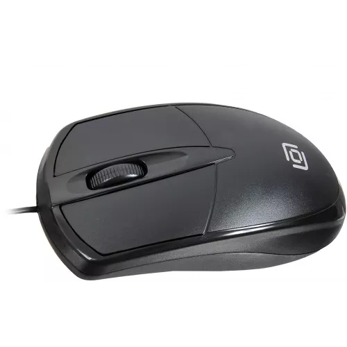 Мышь Оклик 125M черный оптическая 1200dpi USB 3but (1175317)