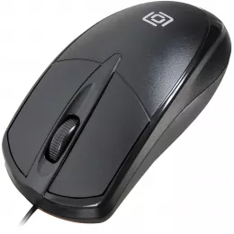 Мышь Оклик 125M черный оптическая 1200dpi USB 3but (1175317)