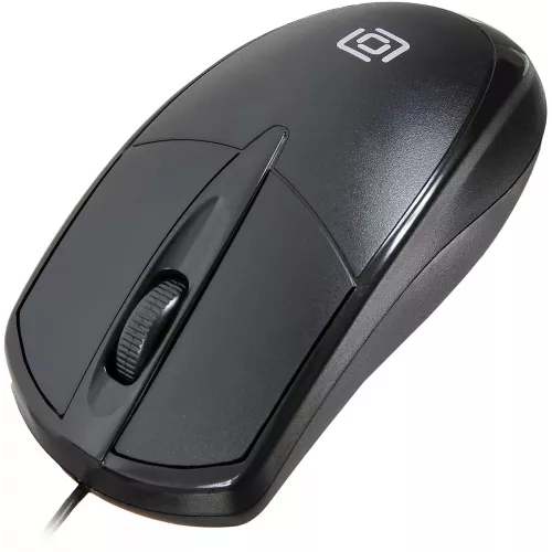 Мышь Оклик 125M черный оптическая 1200dpi USB 3but (1175317)