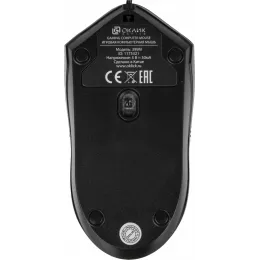 Мышь Оклик 399M STIGMA черный оптическая 1200dpi USB для ноутбука 3but (1175321)