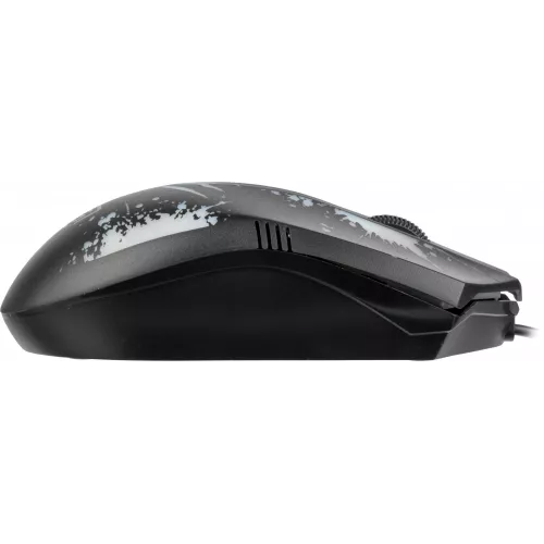 Мышь Оклик 399M STIGMA черный оптическая 1200dpi USB для ноутбука 3but (1175321)