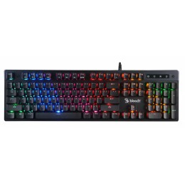 Клавиатура A4Tech B500N серый USB for gamer LED кабель 1.8м