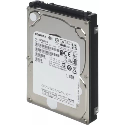 Жесткий диск Toshiba SAS 3.0 1800GB AL15SEB18EQ Server 4KN (10500rpm) 128Mb 2.5"