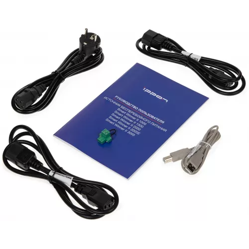 Источник бесперебойного питания Ippon Smart Winner II 2000E 1800Вт 2000ВА черный