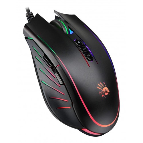 Мышь A4Tech Bloody Q81 Curve черный оптическая 3200dpi USB 7but (Q81)